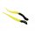 Rattle gelb/schwarz Lachs