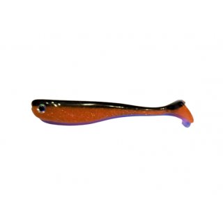 DNA-Shad orange/schwarz 15cm