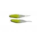 Curly gelb-silber 63 mm Shrimp