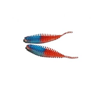 Curly blau-orange 63 mm Knoblauch