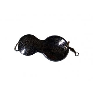 Buttlöffel schwarz-silber